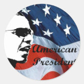 Obama gibt 2 runder aufkleber (Vorderseite)