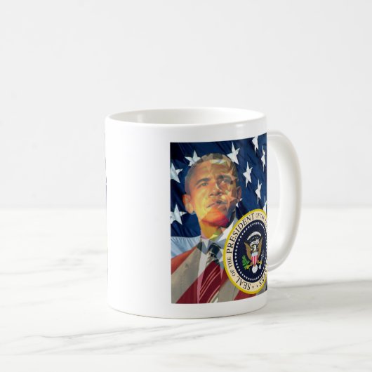 Obama gibt 3 kaffeetasse (VorderseiteRechts)