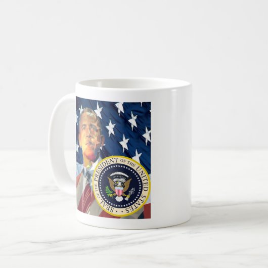Obama gibt 3 kaffeetasse (Vorderseite Links)