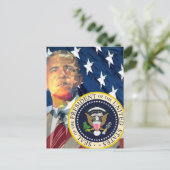 Obama gibt 3 postkarte (Stehend Vorderseite)