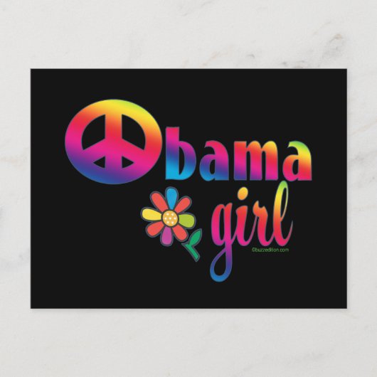 Obama Girl Postkarte (Vorderseite)