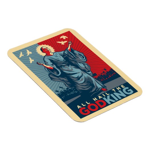 Obama Godking Premium Magnete (Rechte Seite)