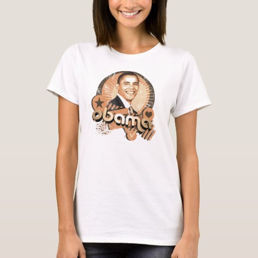 Obama-Gold T-Shirt (Vorderseite)