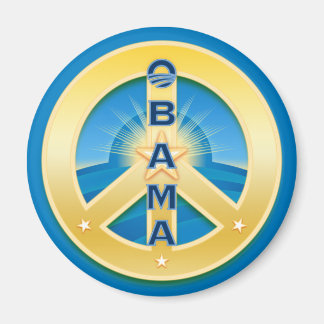 Obama GoldStar Peace Magnet, rund um die Uhr Magnet