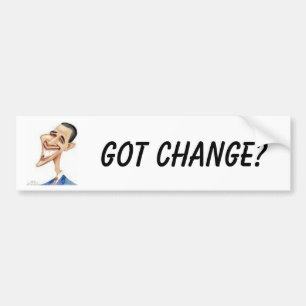 Obama, GOT ÄNDERUNG? Autoaufkleber