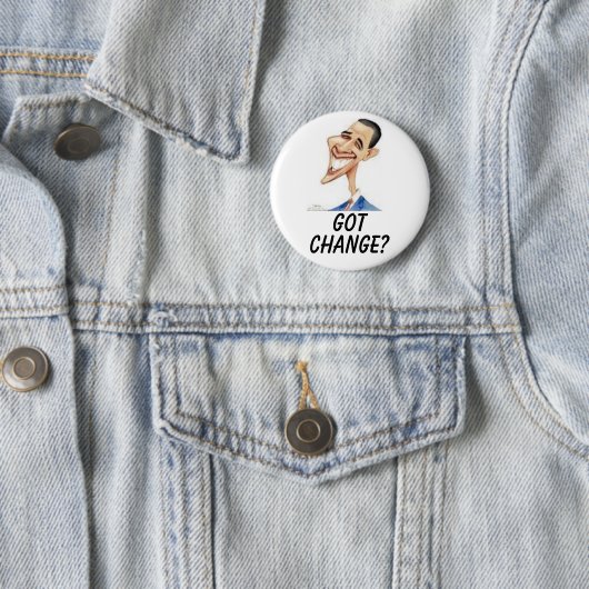 Obama, GOT, ÄNDERUNG? Button (Beispiel)