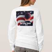 Obama Got Ihr Back 2012 Long Sleeve T-Shirt (Rückseite)