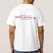Obama Gotsta gehen T-Shirt (Rückseite)