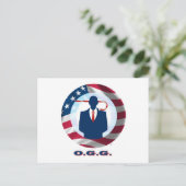 Obama Gotsta Go! Postkarte (Stehend Vorderseite)