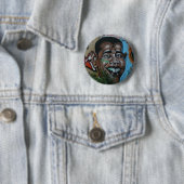 Obama-Graffiti Button (Beispiel)