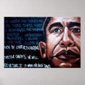 Obama Graffiti Poster (Vorne)