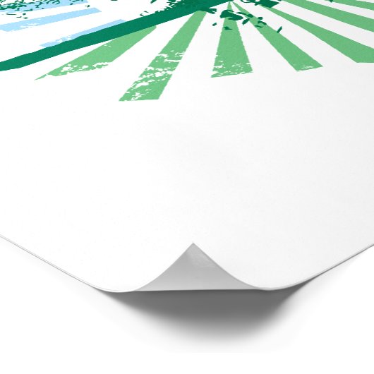 Obama Green Poster (Ecke)