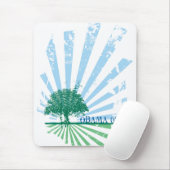 Obama-Grün Mousepad (Mit Mouse)