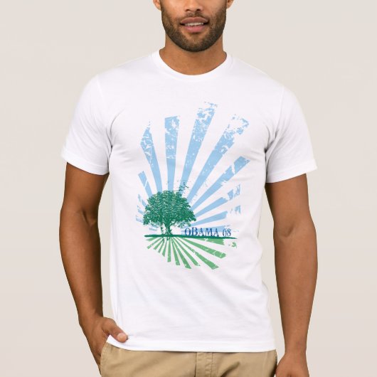 Obama-Grün T-Shirt (Vorderseite)