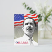 Obama - Grüße von ... - Postcard - Vorlage Postkarte (Stehend Vorderseite)