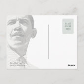 Obama - Grüße von ... - Postcard - Vorlage Postkarte (Rückseite)