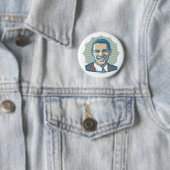 Obama-Halo-Porträt-Knopf Button (Beispiel)