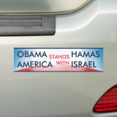Obama Hamas V US Israel Autoaufkleber (Auf Auto)