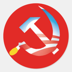 Obama Hammer und Sickle Sticker