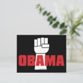 Obama hat recht! postkarte (Stehend Vorderseite)