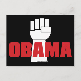 Obama hat recht! postkarte