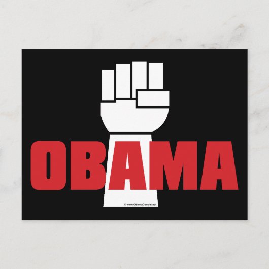 Obama hat recht! postkarte (Vorderseite)