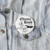 Obama-Hauben-Knopf Button (Beispiel)