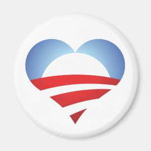 Obama-Herz Magnet