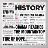 Obama: Historisches Headline Collage Poster (Vorne)