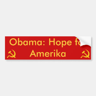 Obama: Hoffnung für Amerika Autoaufkleber