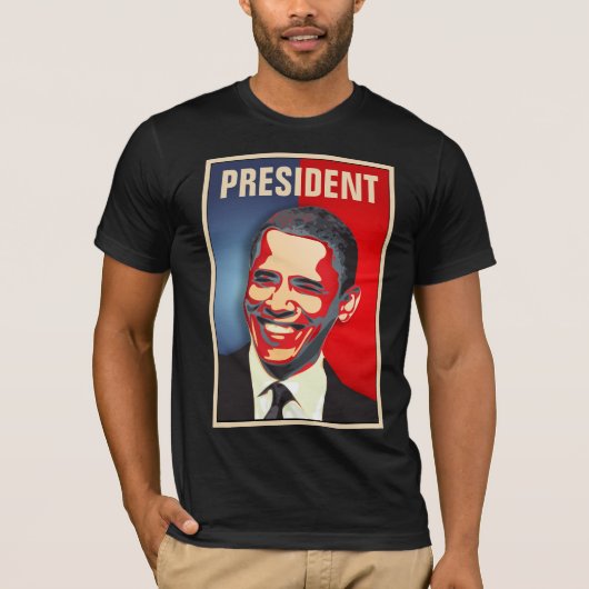 Obama - HOFFNUNGS-GEWINNE! - Kundengerechte T-Shirt (Vorderseite)