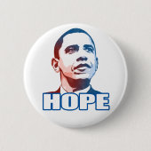 Obama-Hoffnungs-Knopf Button (Vorderseite)