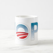 Obama-Hoffnungs-Tasse Kaffeetasse (Mittel)