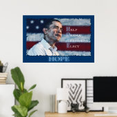 OBAMA HOPE Art Poster (Heimbüro)