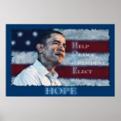 OBAMA HOPE Art Poster (Vorne)