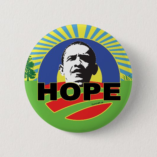 OBAMA HOPE BUTTON (Vorderseite)