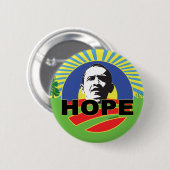 OBAMA HOPE BUTTON (Vorne & Hinten)