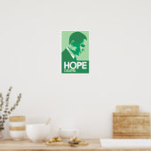 Obama - Hope Green Poster (Küche)