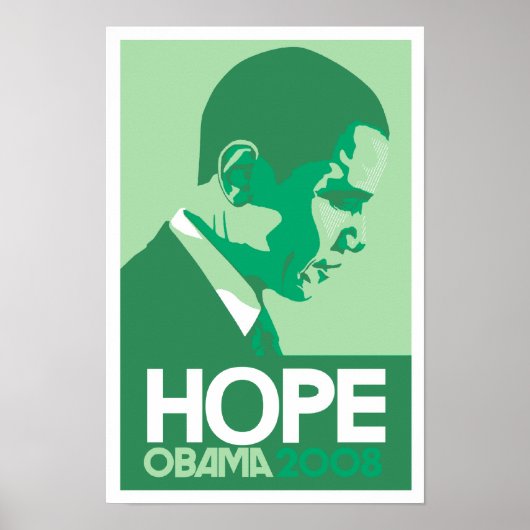 Obama - Hope Green Poster (Vorne)