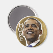 Obama HOPE Magnet (Vorderseite/Rückseite)