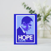 Obama Hope Postcard Postkarte (Stehend Vorderseite)