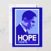 Obama Hope Postcard Postkarte (Vorne/Hinten)