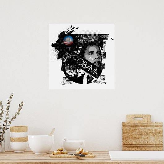 Obama: Hope Poster von Ryan (Küche)