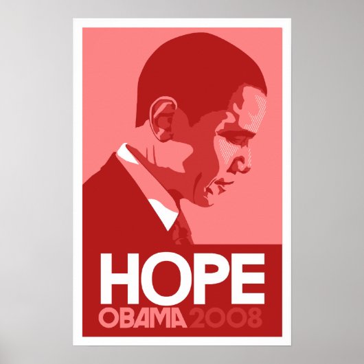 Obama - Hope Red Poster (Vorne)