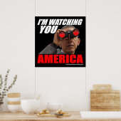 Obama - Ich sehe dir Amerika zu Poster (Küche)