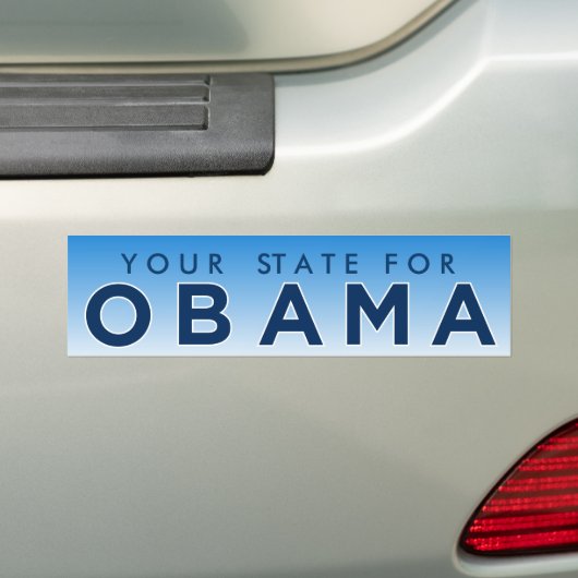 Obama "Ihr Staats-" personalisierter Autoaufkleber (Auf Auto)