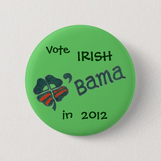 O'bama im Jahre 2012 Knopf Button (Vorderseite)