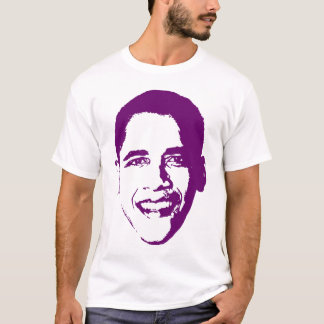Obama im Purpur T-Shirt