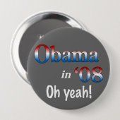 Obama in 08 button (Vorne & Hinten)