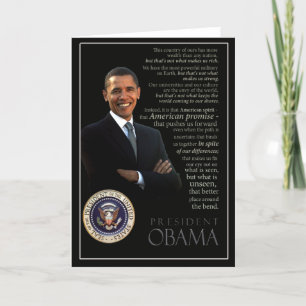 Obama inspiration card karte